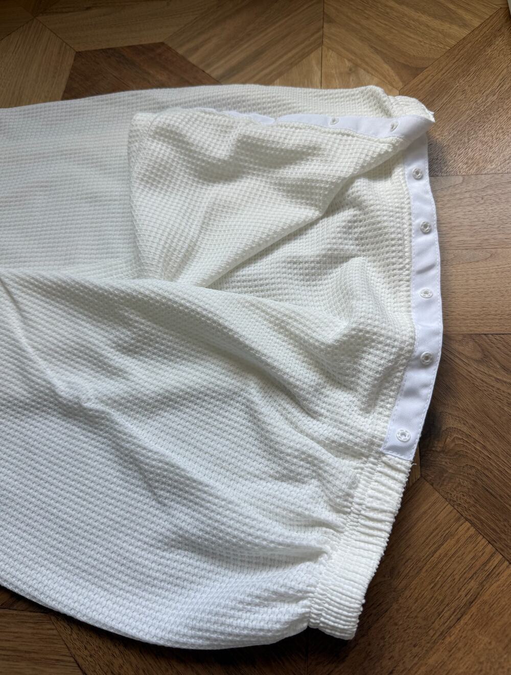 Ekouaer Waffle Spa Wrap Towel with Adjustable Snap Buttons | Like New